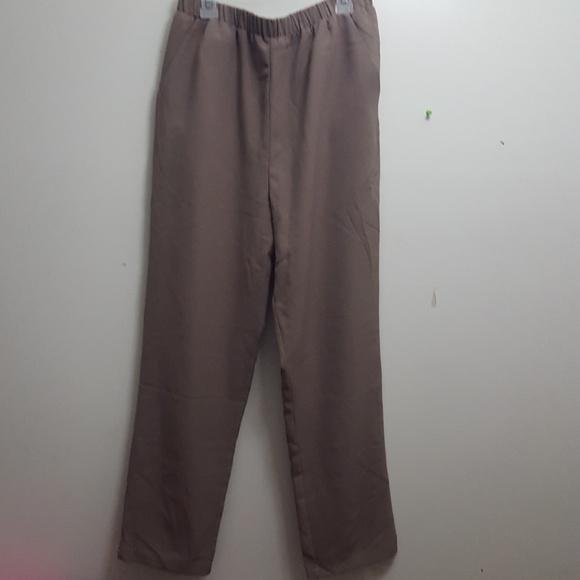 Woven Trousers// Beige Dress Pants - Picture 3 of 4